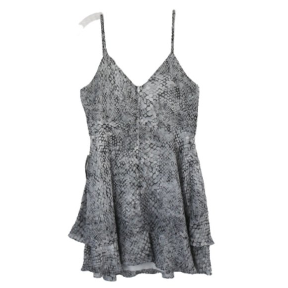 B. Darlin Juniors Python Print Mini Dress - Picture 5 of 8